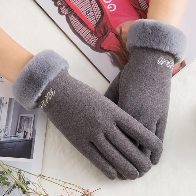 Noble™ Cashmere Touch Screen Gloves with Double Thick Plush - Image 22