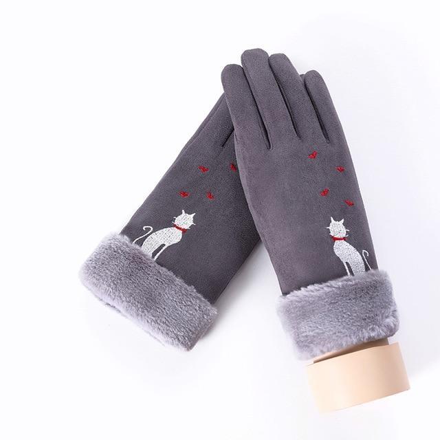 Noble™ Cashmere Touch Screen Gloves with Double Thick Plush - Image 30