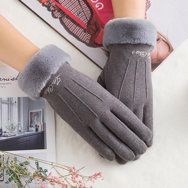 Noble™ Cashmere Touch Screen Gloves with Double Thick Plush - Image 35