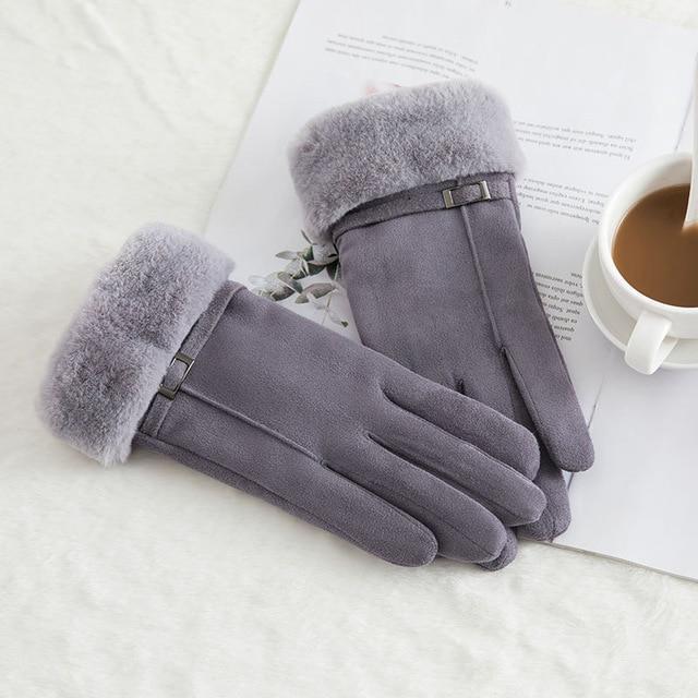 Noble™ Cashmere Touch Screen Gloves with Double Thick Plush - Image 40