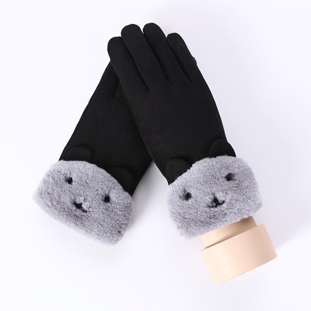 Noble™ Cashmere Touch Screen Gloves with Double Thick Plush - Image 42