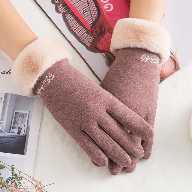 Noble™ Cashmere Touch Screen Gloves with Double Thick Plush - Image 44