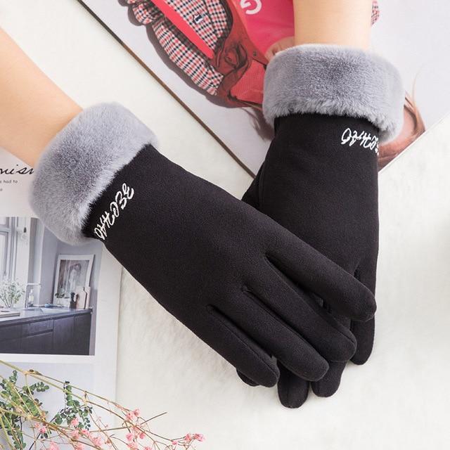 Noble™ Cashmere Touch Screen Gloves with Double Thick Plush - Image 49