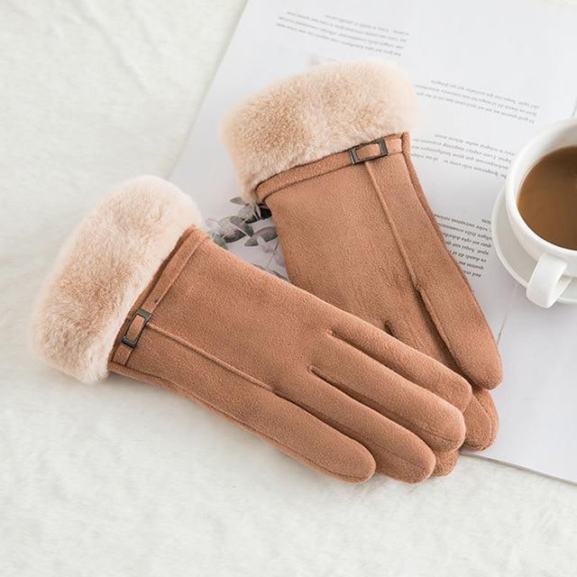Noble™ Cashmere Touch Screen Gloves with Double Thick Plush - Image 50