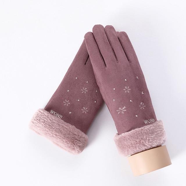 Noble™ Cashmere Touch Screen Gloves with Double Thick Plush - Image 53