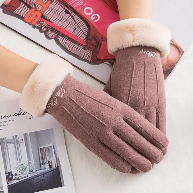 Noble™ Cashmere Touch Screen Gloves with Double Thick Plush - Image 55