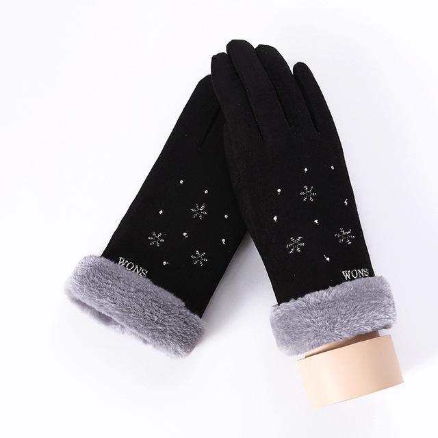 Noble™ Cashmere Touch Screen Gloves with Double Thick Plush - Image 9