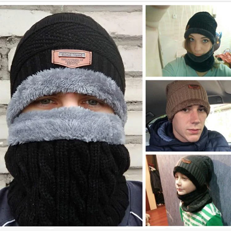 WindWarrior™ Wool Hat and Scarf Winter Set - Image 18