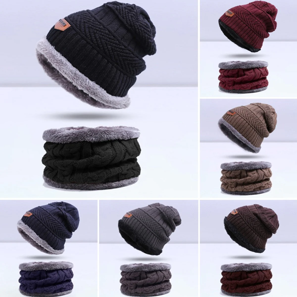 WindWarrior™ Wool Hat and Scarf Winter Set - Image 20