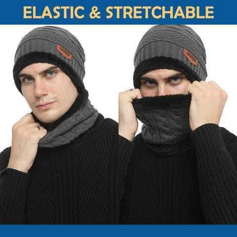 WindWarrior™ Wool Hat and Scarf Winter Set - Image 21