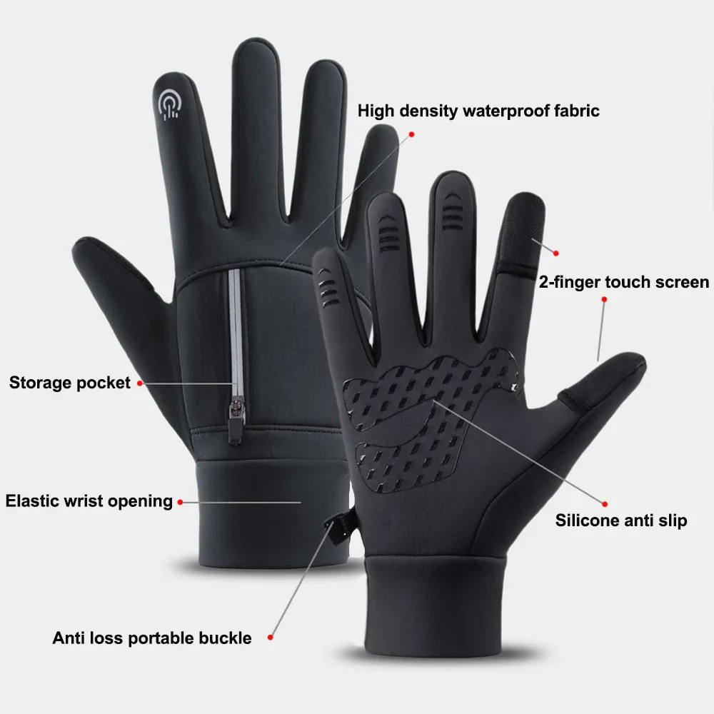 WarmGrip Smart Touch & Flip-Finger All-Weather Pocket Gloves - Image 10