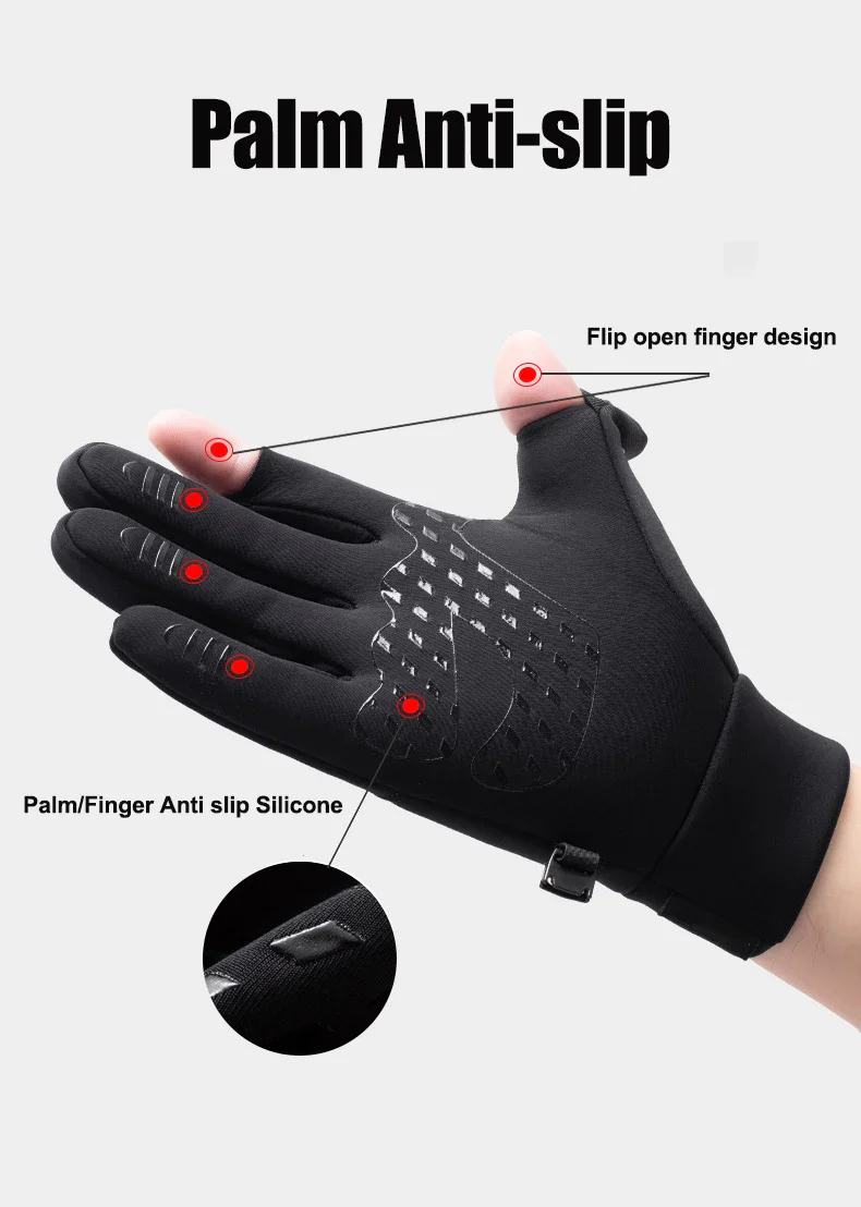 WarmGrip Smart Touch & Flip-Finger All-Weather Pocket Gloves - Image 11