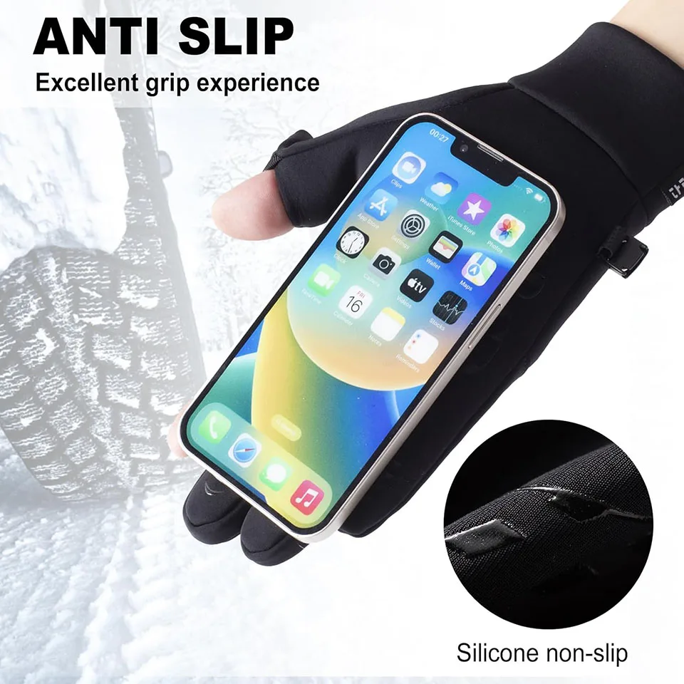 WarmGrip Smart Touch & Flip-Finger All-Weather Pocket Gloves - Image 18