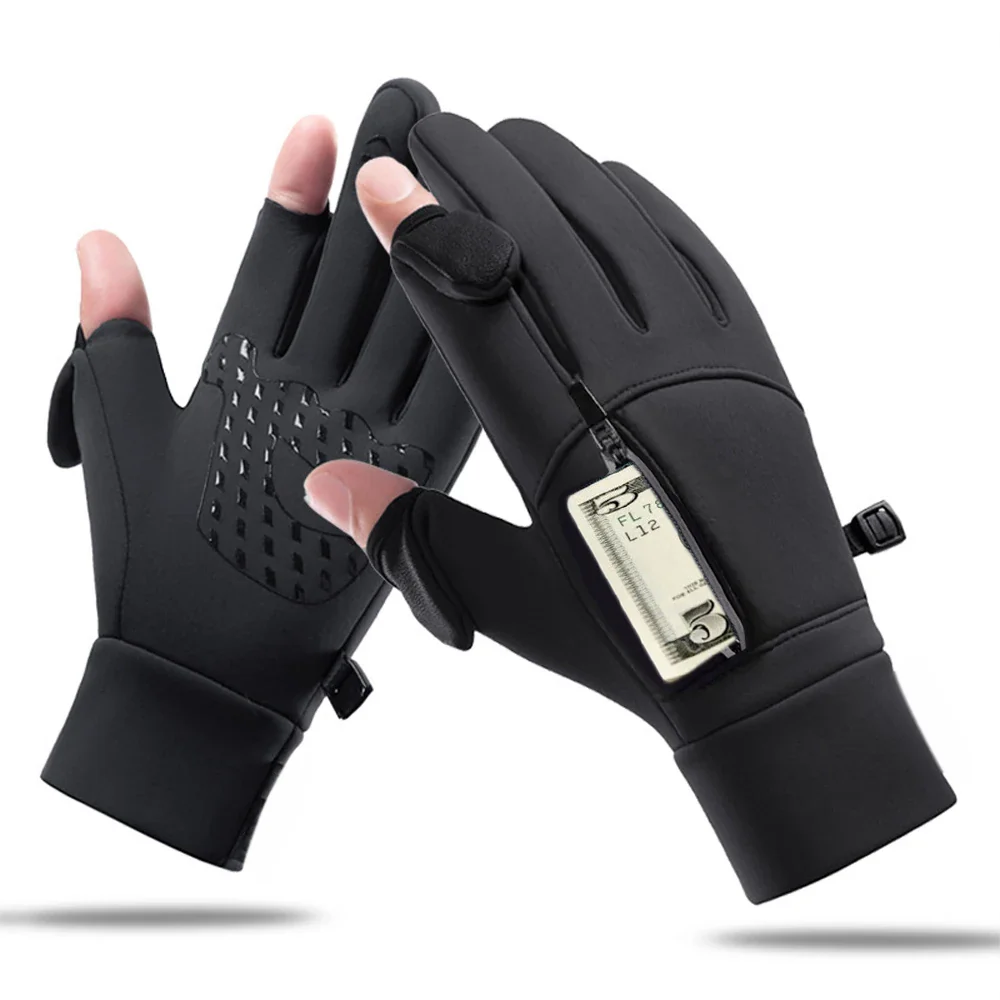 WarmGrip Smart Touch & Flip-Finger All-Weather Pocket Gloves - Image 2
