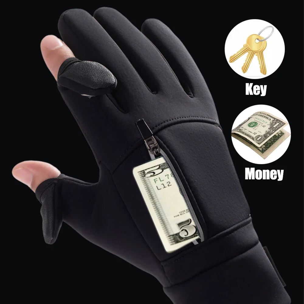 WarmGrip Smart Touch & Flip-Finger All-Weather Pocket Gloves - Image 3