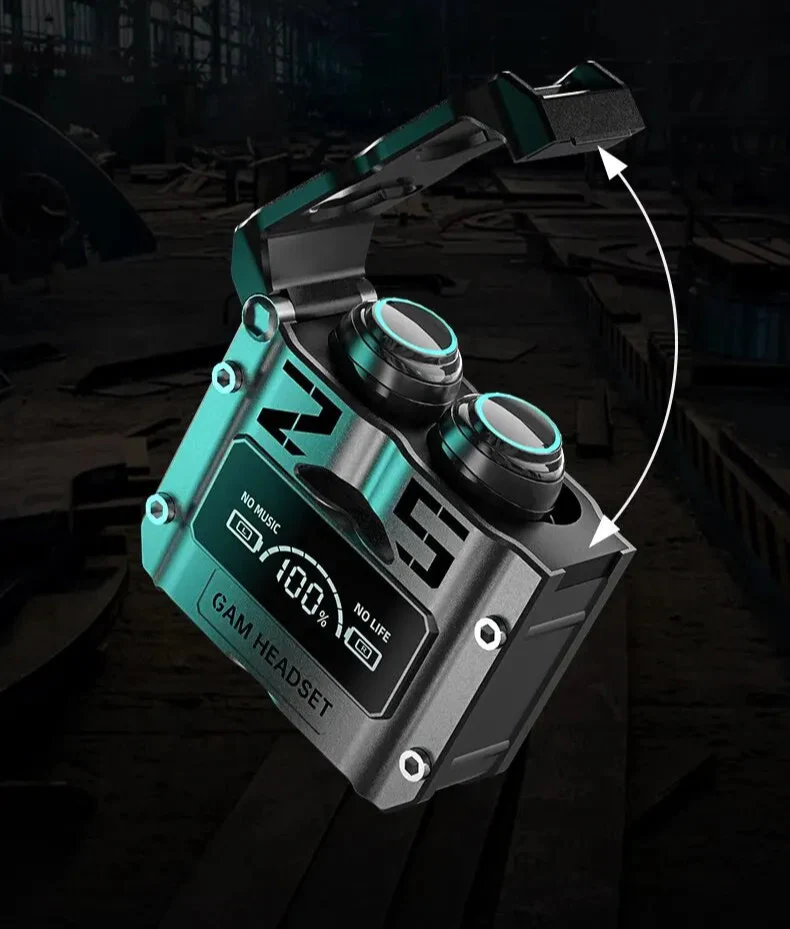 M25 TWS Hi-Fi Stereo & Noise Reduction HD Call Earphones with LED Self-Charging Case - Image 15