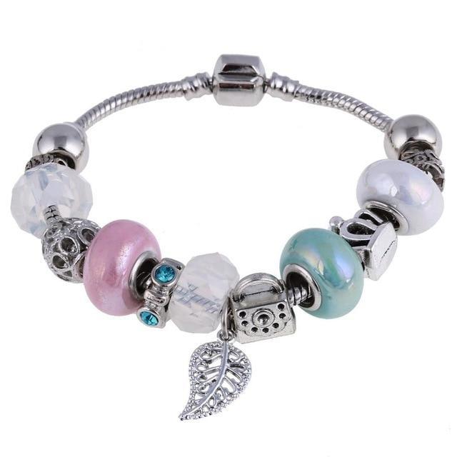 Women's Decorative Bead and Charm Bracelet - Image 14