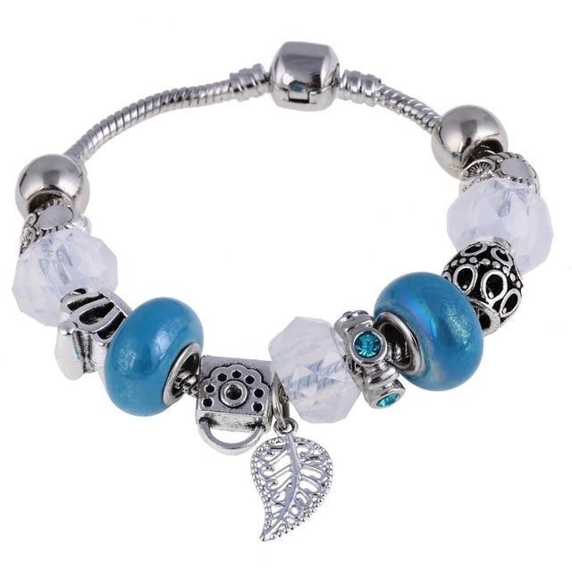 Women's Decorative Bead and Charm Bracelet - Image 16