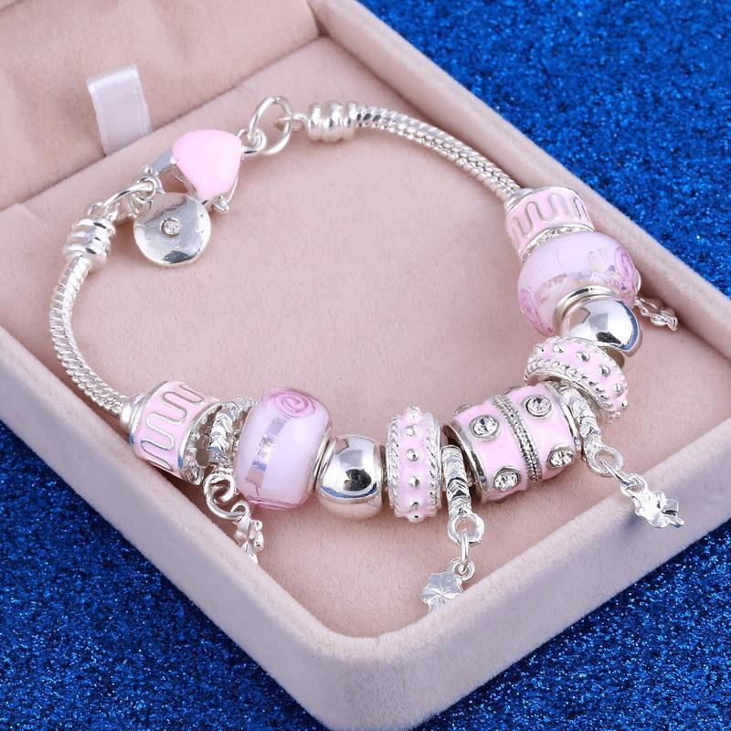 Women's Decorative Bead and Charm Bracelet - Image 6