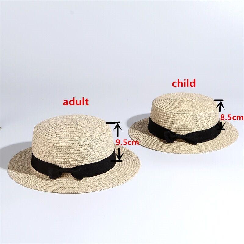 Women's Fashion Bow-Knot Straw Hat - Image 3