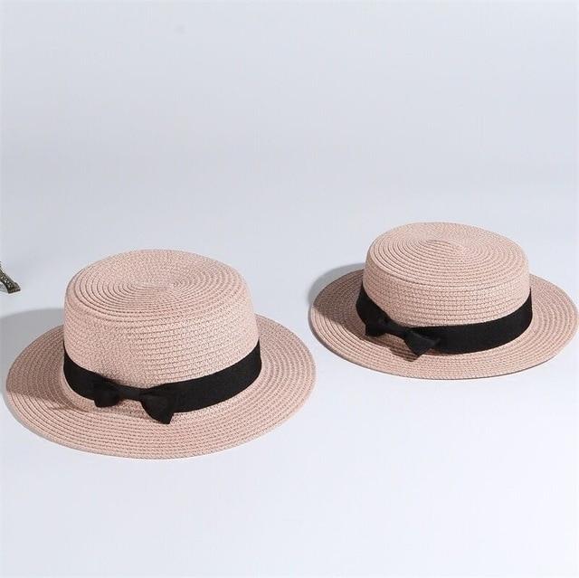 Women's Fashion Bow-Knot Straw Hat - Image 4