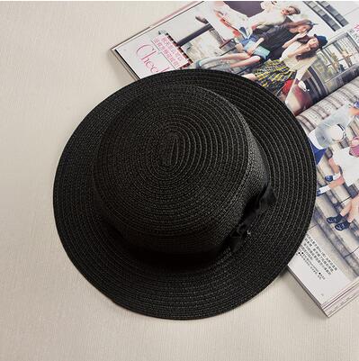 Women's Fashion Bow-Knot Straw Hat - Image 6