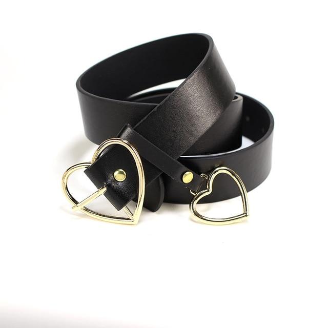 Heart Pin Buckle Women's Fashion Belt - Image 2