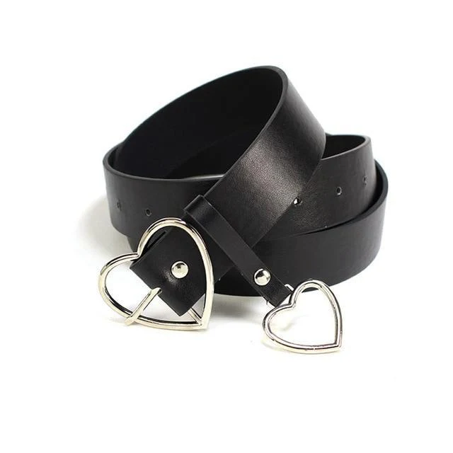 Heart Pin Buckle Women's Fashion Belt - Image 3