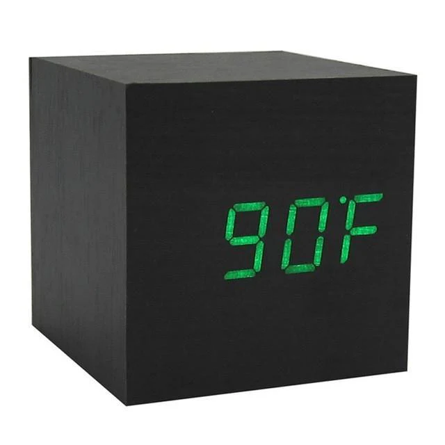 Wooden LED Multi Alarm Clock - Image 4