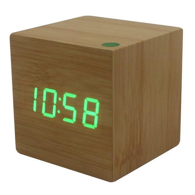 Wooden LED Multi Alarm Clock - Image 5