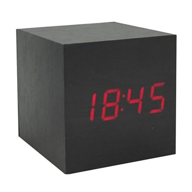 Wooden LED Multi Alarm Clock - Image 7