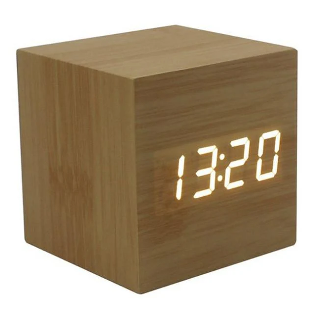 Wooden LED Multi Alarm Clock - Image 9