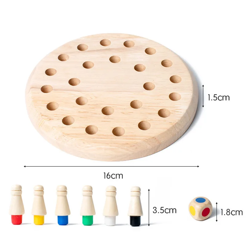 Wooden Memory & Focus Brain Boosting Peg Puzzle Game for Seniors - Image 5