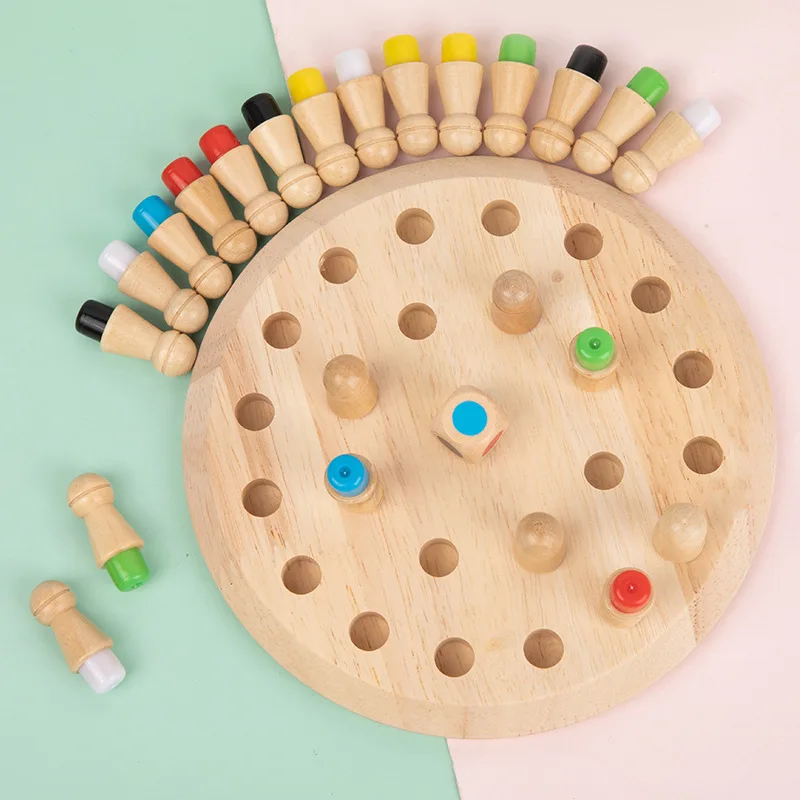 Wooden Memory & Focus Brain Boosting Peg Puzzle Game for Seniors - Image 6