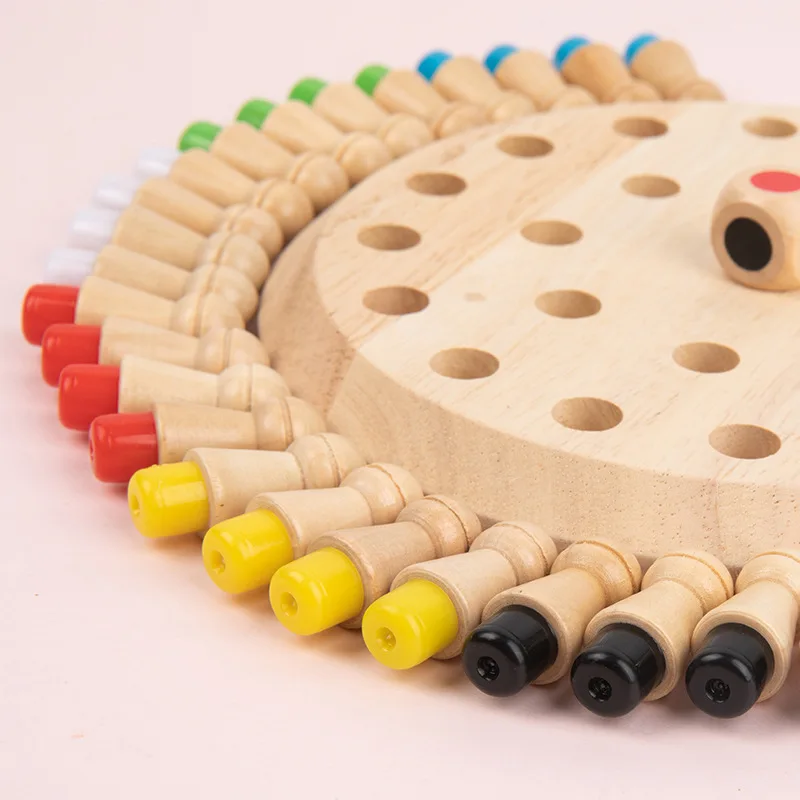 Wooden Memory & Focus Brain Boosting Peg Puzzle Game for Seniors - Image 8