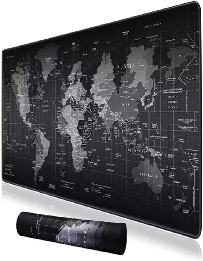 World Map Superior Desk Protection Super Large Mouse Pad - Image 10