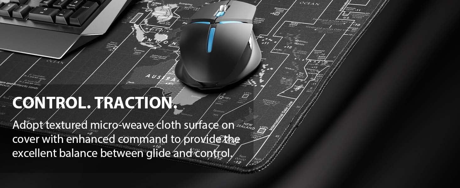 World Map Superior Desk Protection Super Large Mouse Pad - Image 11