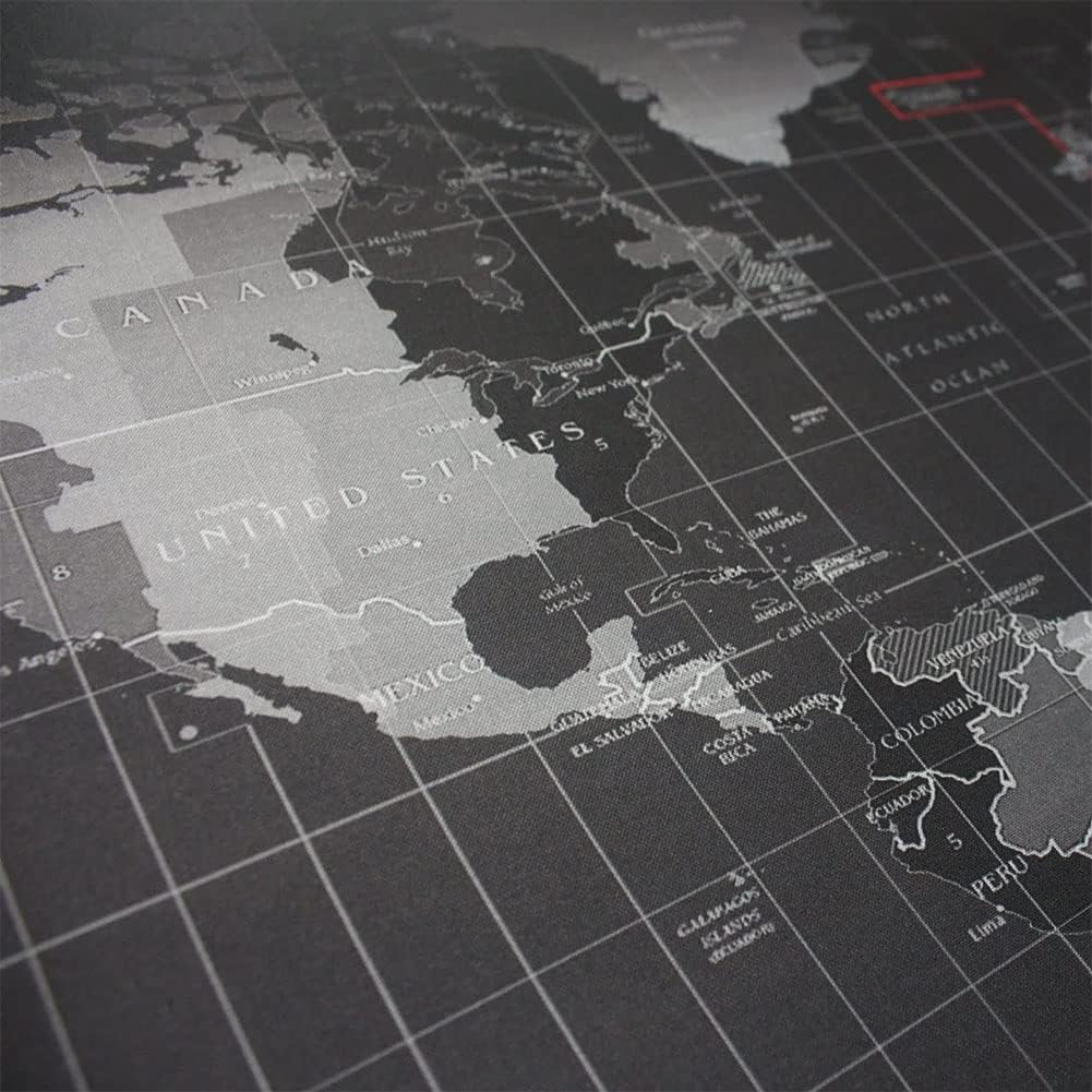 World Map Superior Desk Protection Super Large Mouse Pad - Image 6
