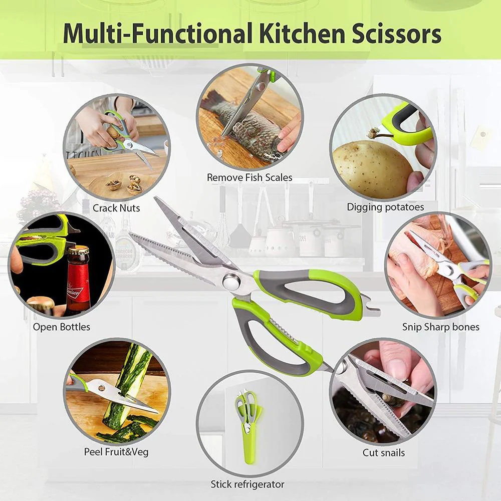 Multi-Functional 7 in 1 Detachable Scissors - Image 4
