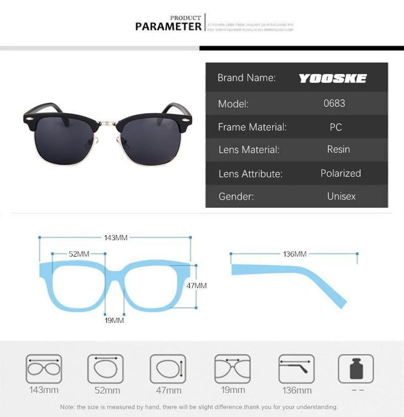 YOOSKE™ Polarized Unisex Retro Sunglasses - Image 14