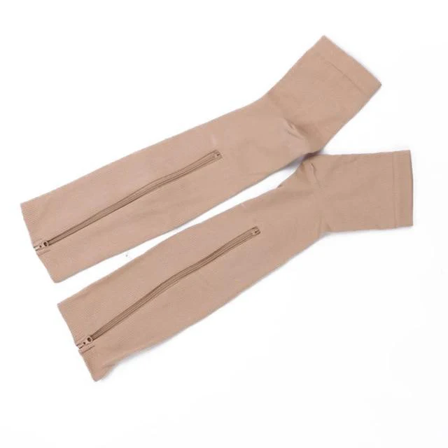 Open-Toe Pain Relief Zip-Up Compression Socks - Image 3